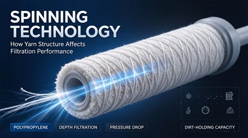 Technologie předení: Jak struktura příze ovlivňuje výkon filtrace